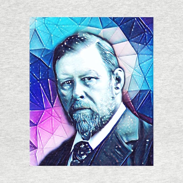 Bram Stoker Snowy Portrait | Bram Stoker Artwork 6 by JustLit